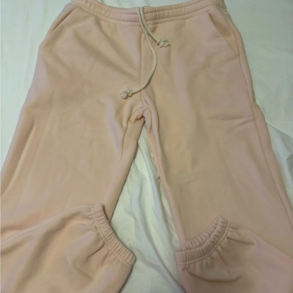 Parke Valentines peony drawstring Unisex sweatpants - Picture 3 of 4